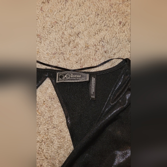 Homecoming Cocktail black shimmer dress by Guess size medium - Picture 3 of 5